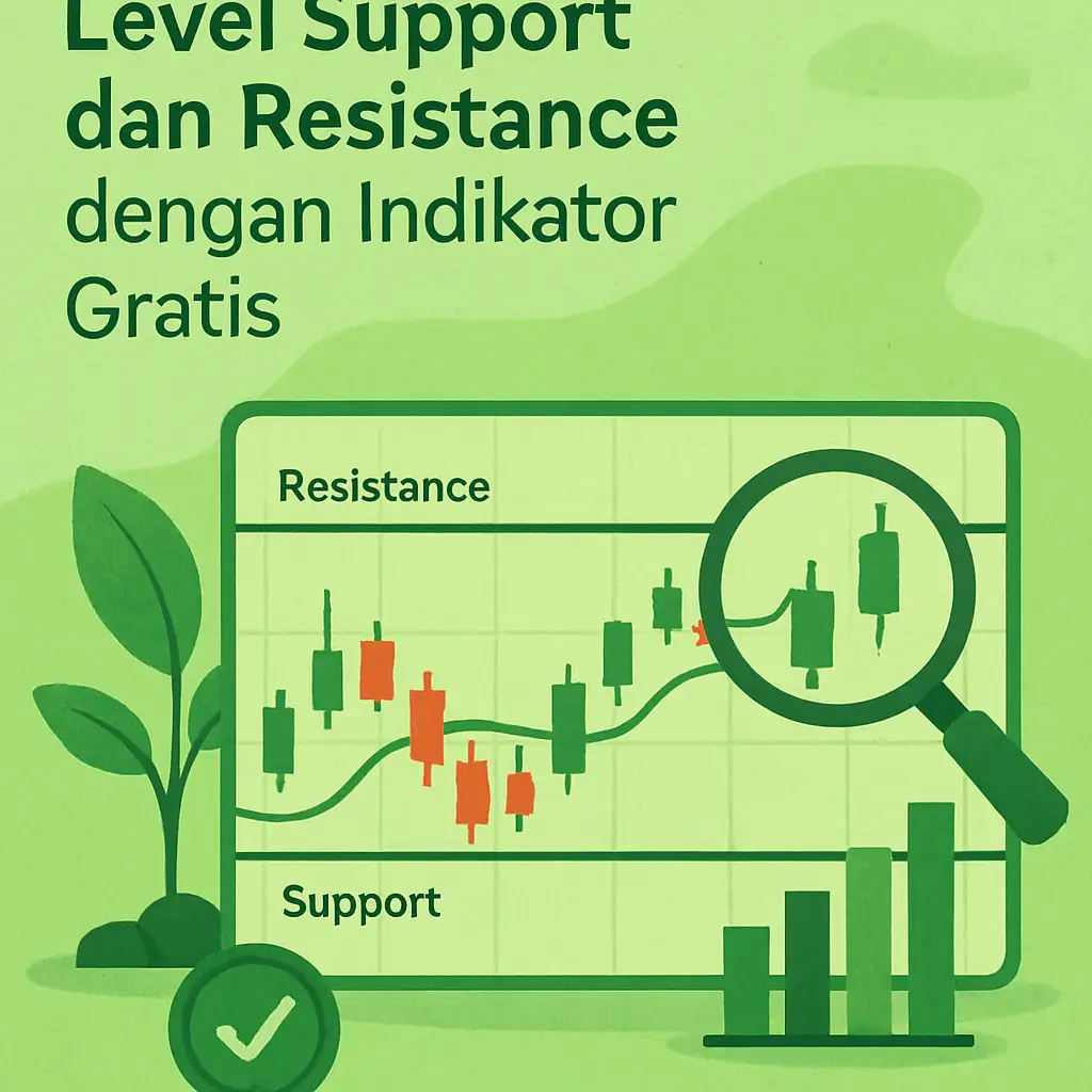 Mengidentifikasi Level Support dan Resistance dengan Indikator Gratis